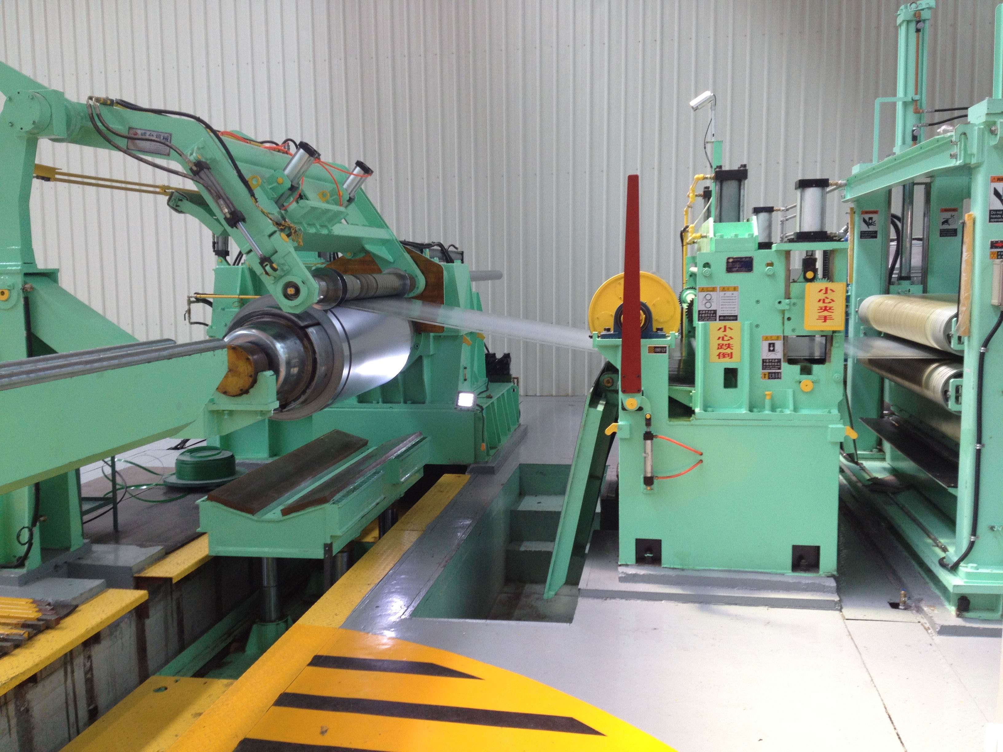 冷轧纵剪机组收料部分